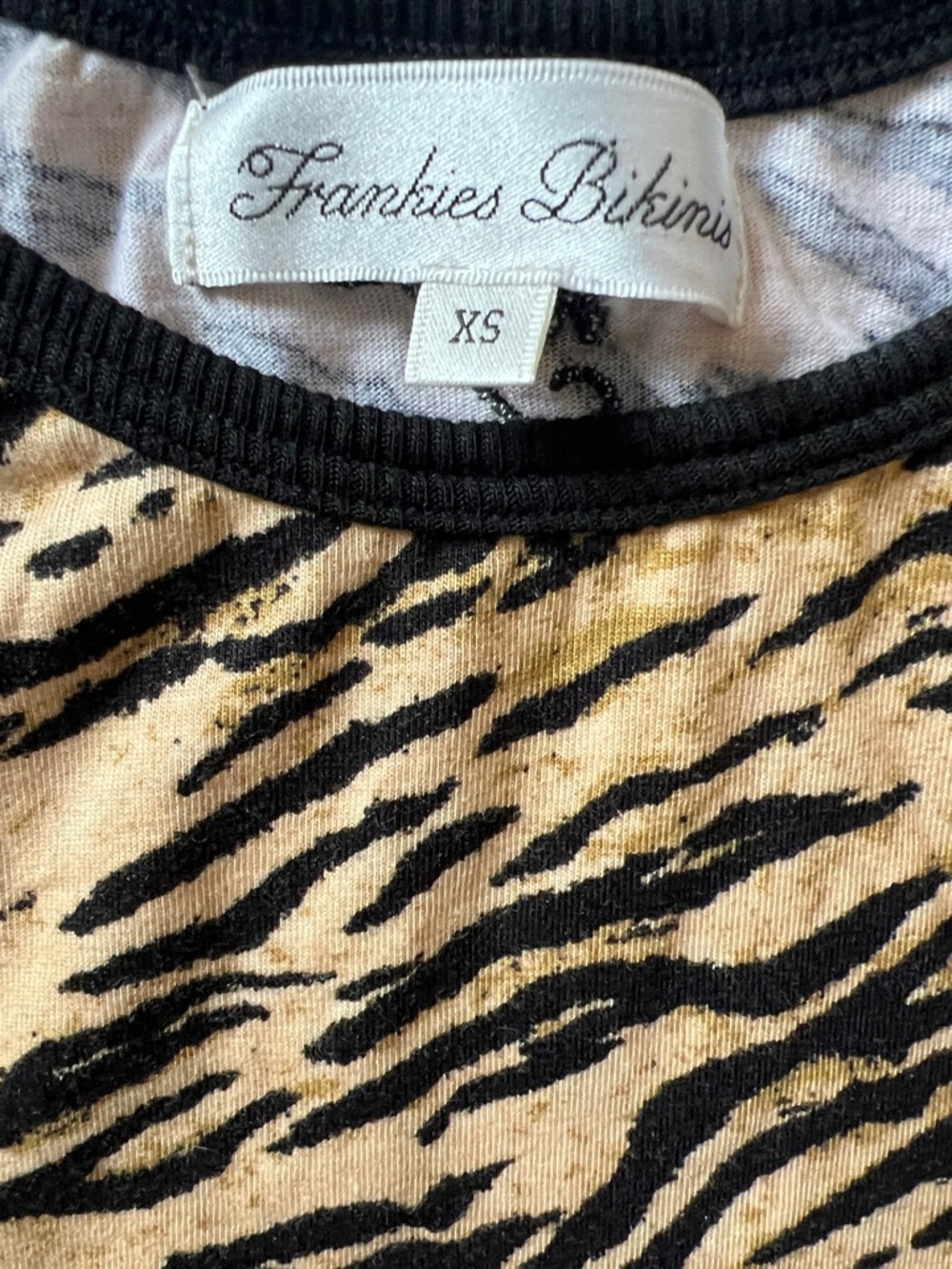 Frankie's Bikinis Joy Modal Shirt in Tiger - Picture 3 of 8